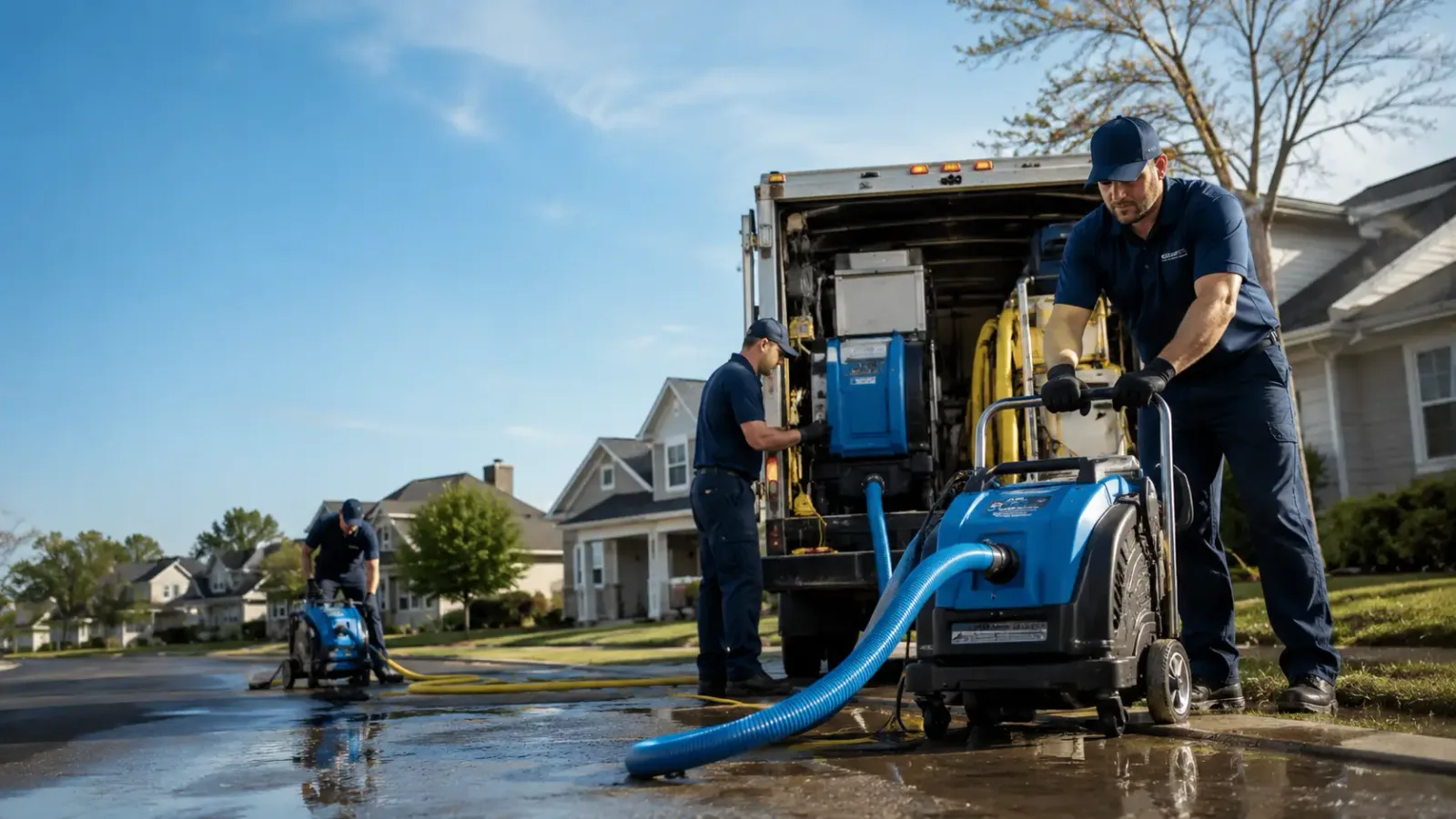 Flood Damage Cleanup in Shade, OH